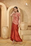 Label Fiana Pure Satin Heavy Designer Indo Western